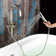 Echo 1 Handle Floor Clawfoot Tub Faucet with Diverter