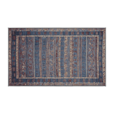 Tapis mauve lavable à la machine