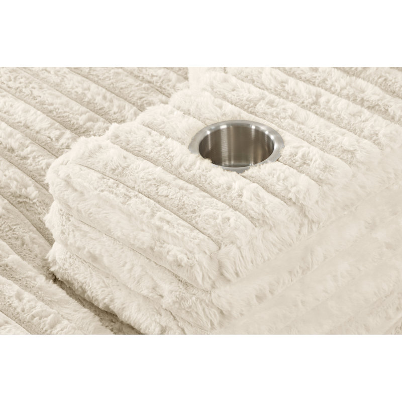 Méridienne extra large Plush, Beige
