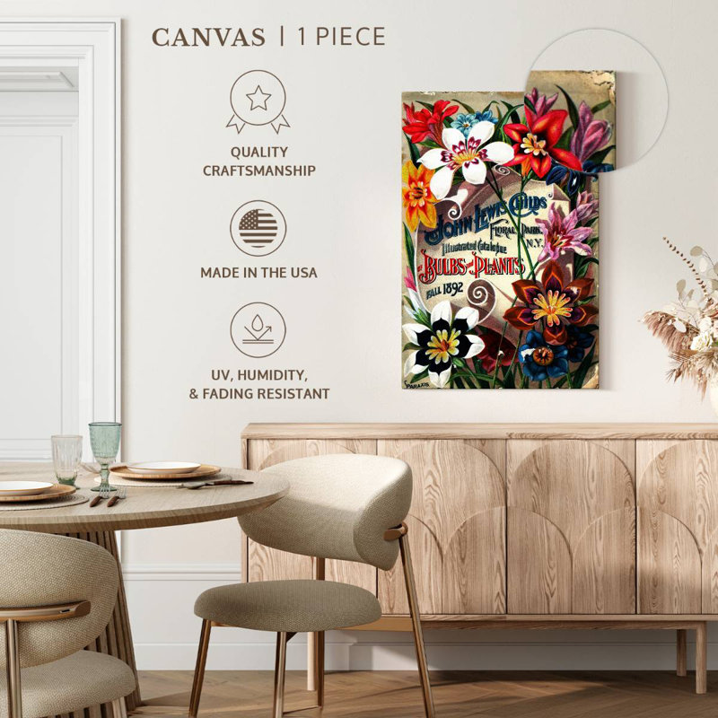 Harnek Flower Seed Catalogs II, 39" H x 26" W