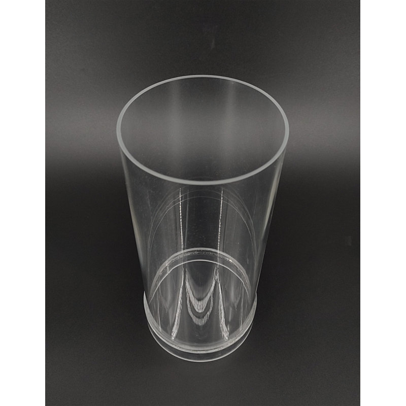 Mini pot en acrylique transparent 5 po x 10,9 po