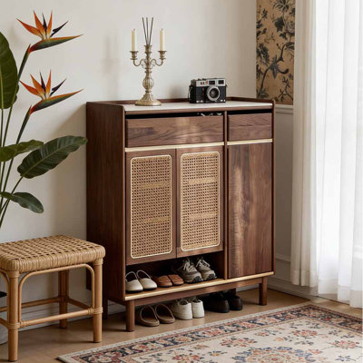 Exquisite Japanese-style shoe cabinet
