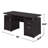 Computer Desk With 2 Drawers And Cabinet-1752351309