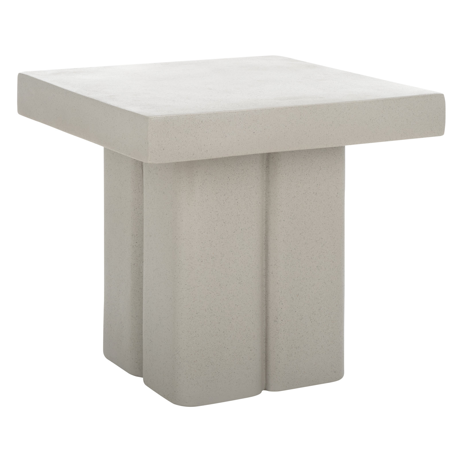 Stewartville Square Accent Table, Gray