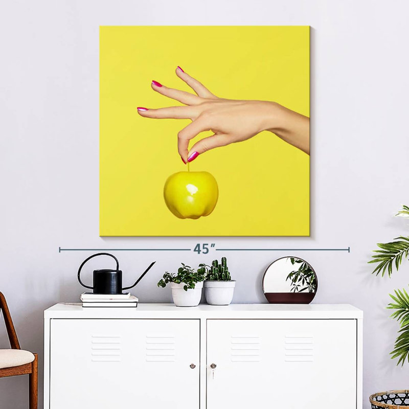 Pomme jaune fraîche Yarlin, H 33 po x l 33 po