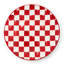 Cherry Check Dinner Plates