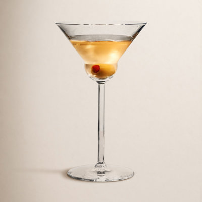 Vintage Crystal Martini Glass