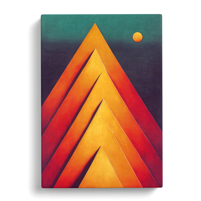 Jeromy Surreal Mountains - Wrapped Canvas, 60cm H x 40cm W x 3cm D