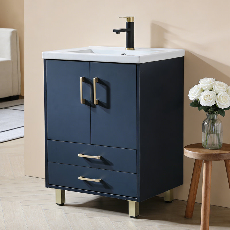 Ensemble de meuble-lavabo simple 24 po Eger