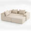 Canapé modulaire tout en velours côtelé-785039191
