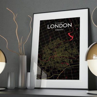 " London Canada City Map "