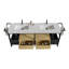 Meuble-lavabo modulaire de style industriel 72 po