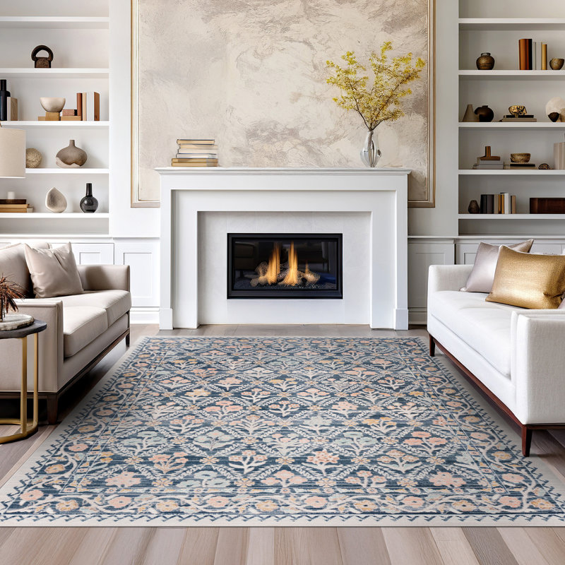Tapis en polyester Alyssa, Rectangle 5 pi x 7 pi