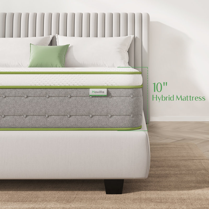 Matelas hybride moyen 10 po Home, Très grand lit