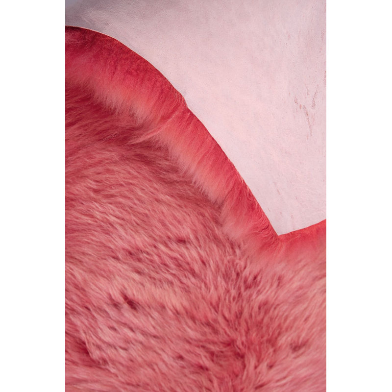 Somer Solid Colour Sheepskin Area Rug, Novelty 75cm x 100cm