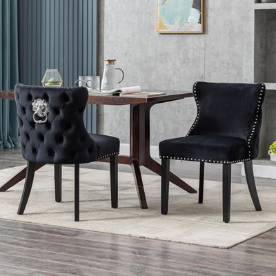 Sanora Modern Upholstered Dining Chairs Accent Chair wirh Wood Frame