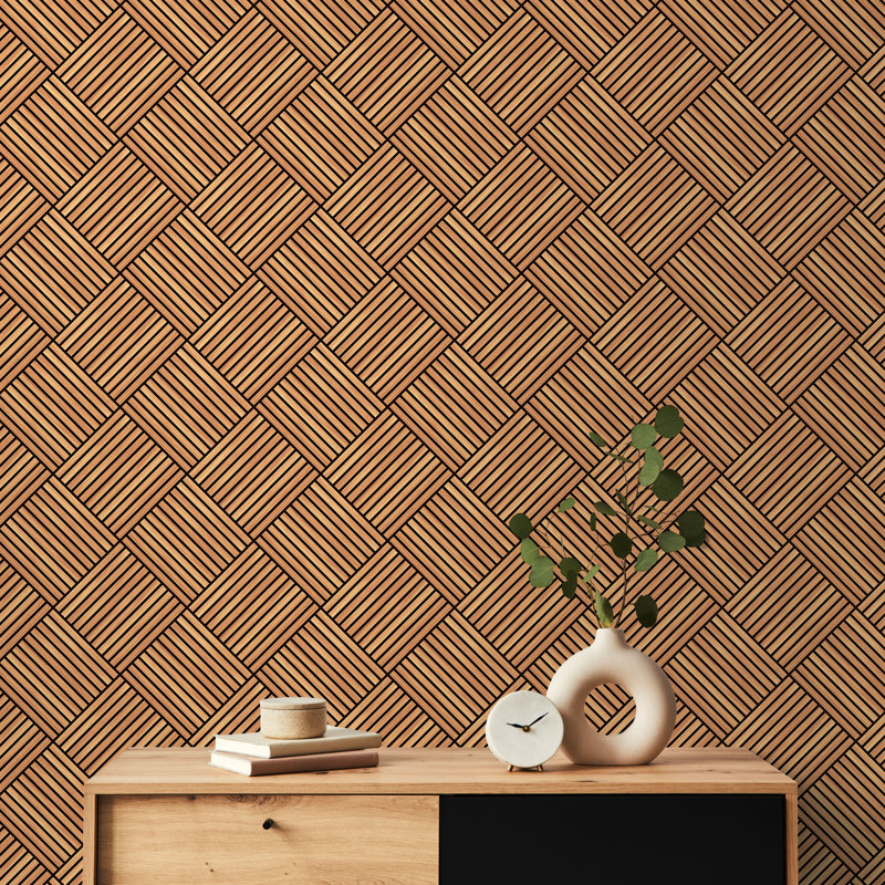 Diamond Slat Small, Oak