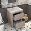 Meuble-lavabo simple 23,5 po avec plateau Laverock-832213096