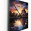 Pyramides mystiques égyptiennes - horloge murale-99632258