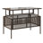 Ebern Designs 4 Piece Patio Sofa Set With Cushions Poly Rattan Glass-651574013-651574014