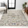 Shaemus Bohemian Medallion Low-Pile Machine-Washable Cream/Terra Rug
