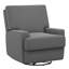 Fauteuil oscillant, inclinable et pivotant rembourré Abingdon-1313693966