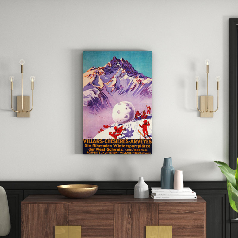 No Frame Print on Canvas, 91cm H x 61cm W