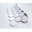 Carreau de mosaïque en porcelaine hexagonale 2 x 2 po (boîte de 20 feuilles)-113717196-113717197