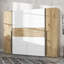 Debarr 4 Door Manufactured Wood Wardrobe-114011906-114011905
