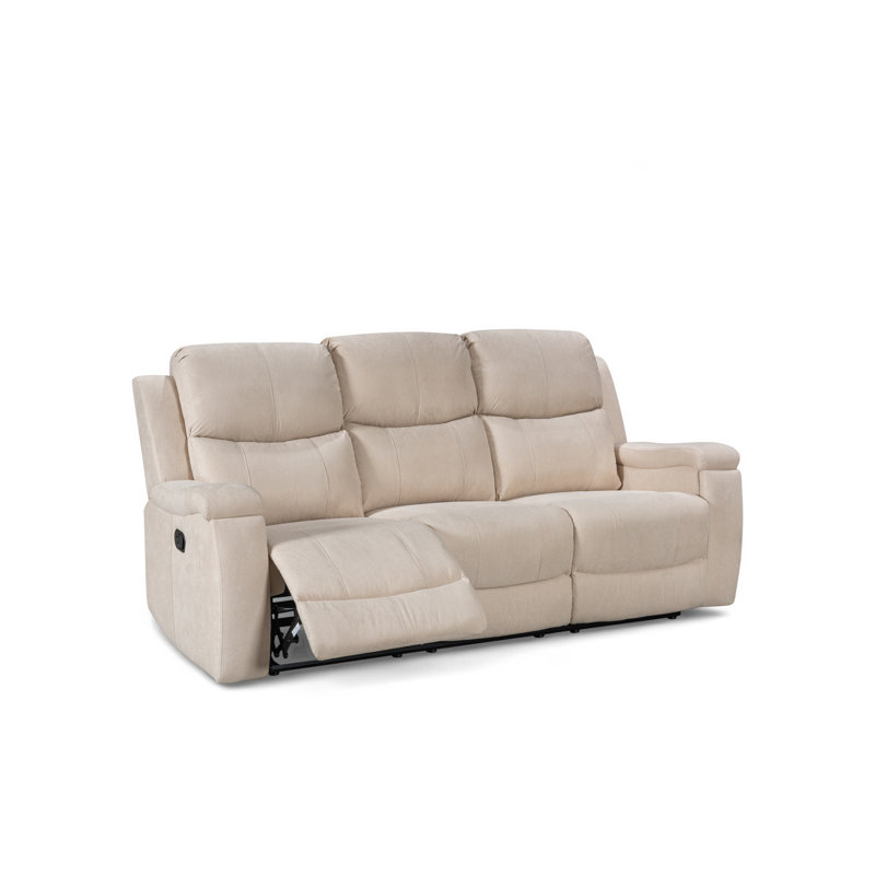 Reclining Sofa, Beige, 3