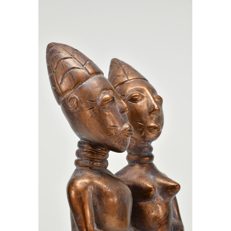 Set Of 2 African Arts Couple