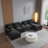 5-Piece Upholstered U-Shaped Sectional-1067949256