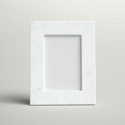 Marble and Wood Photo Frame