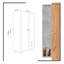 Pike 2 Door Solid + Manufactured Wood Wardrobe