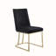 Tabouret de comptoir rembourré avec cadre en métal 18,9 po Khelani-585271116