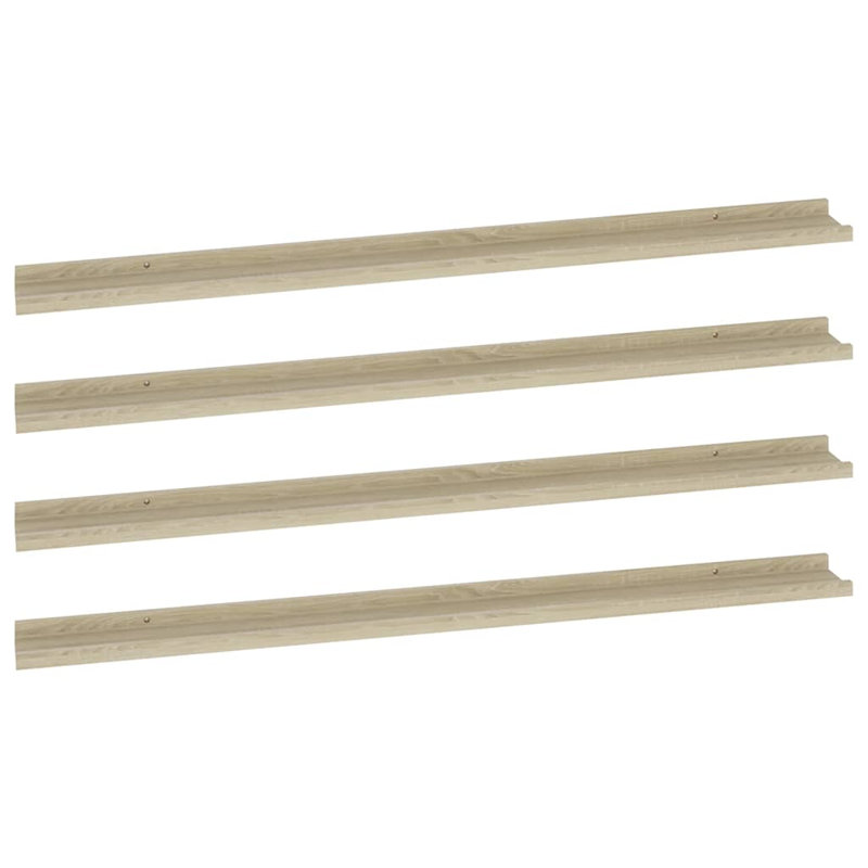 Floating Shelf, 1.2'' H x 45.3'' W x 1.2'' D, Oak