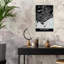 Modern Singapore City Map Abstract Contemporary Architecture City Wall Art Print 1 Piece Wrapped Canvas Wall Art-1741988054