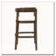 Tabouret de comptoir en bois d'hévéa-554900617
