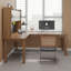 Bureau en bois massif en forme de L brun noisette-757539329-757539332