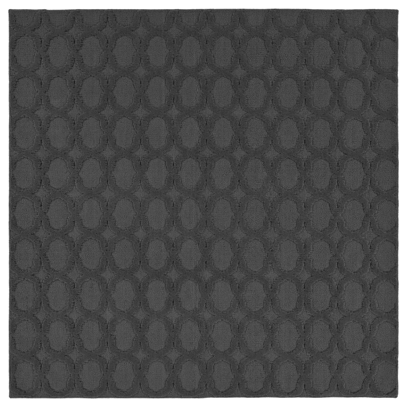 Serre de jardin 7 pi Winston Porter X 10 pi Tapis intérieur / extérieur gris cendre, Carré 6 pi x 6 pi