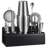 Mixology Bartender Kit - 12-Pieces Cocktail Shaker Set With Stylish Bamboo Stand - Bar Accessories With All Essential Accessory Tools - Bar Set Perfect Drink Mixing Experience