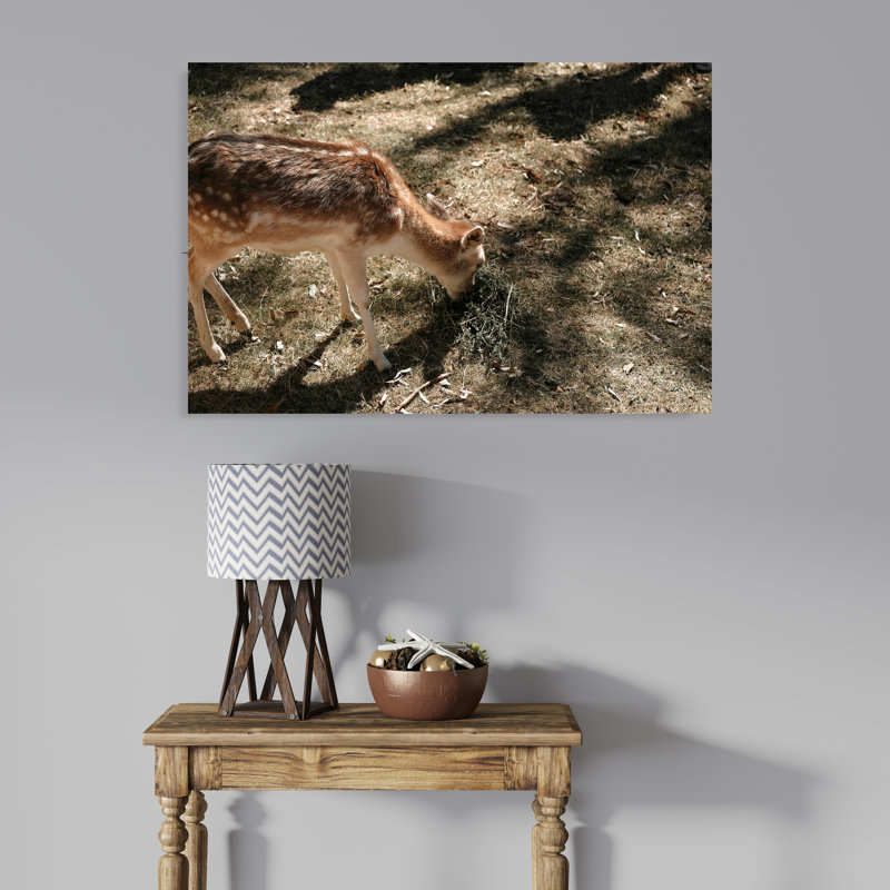 Deer on a Meadow, 8" H x 12" W