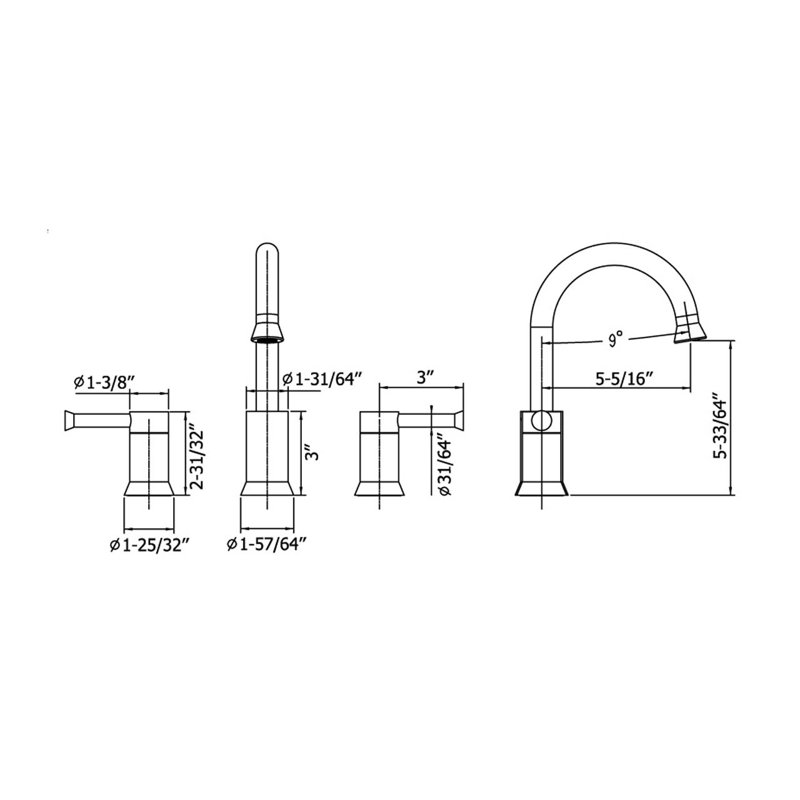 Bathroom Faucet, Brushed Nickel