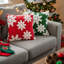 Abstract Red + Green Backrest Cushion
