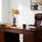 Vintage Stained Glass Table Lamp With E26 Warm Light,Bronze Base
