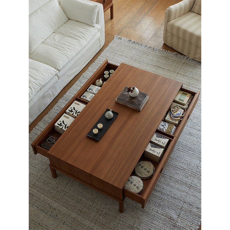 Table basse moderne de style rétro