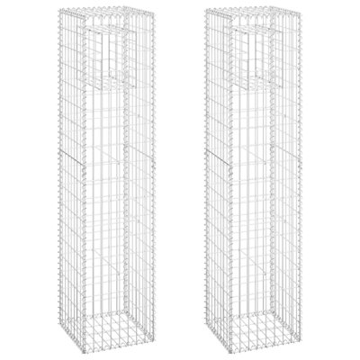 Silver Iron Basket Post