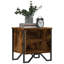 Alliyah 40cm W Metal Bedside Table-758425481