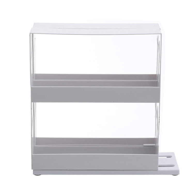 Belfry Kitchen 2 Tiers Rotating Jars Spice Rack Kitchen Storage Holder ...
