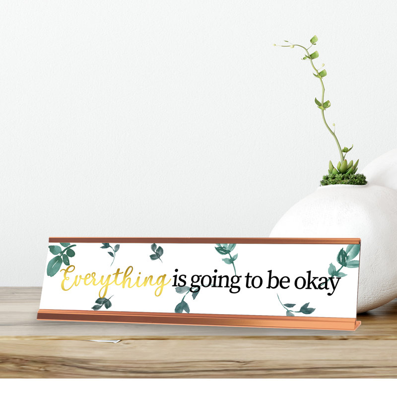 Desk Sign